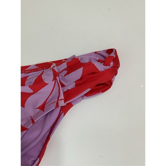 New. Trina Turk red and lilac twist side bikini bottom. 8. Retails $79 - Picture 8 of 9